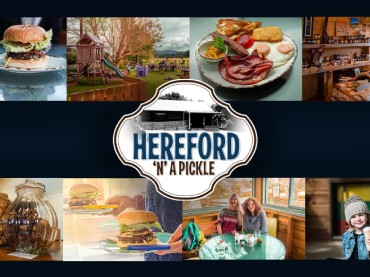 Hereford 'n' a Pickle cafe in Colville. Our local partners for White Star Trail catering and the perfect breakfast stop for Pahi Coastal Walkers